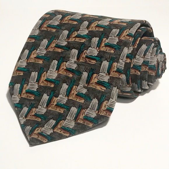 Jerry Garcia Silk Tie tree trunk collection seven - Picture 2 of 7